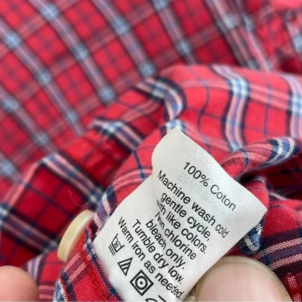 J. Crew Mens Size L Long Sleeve Button Down Shirt 2174